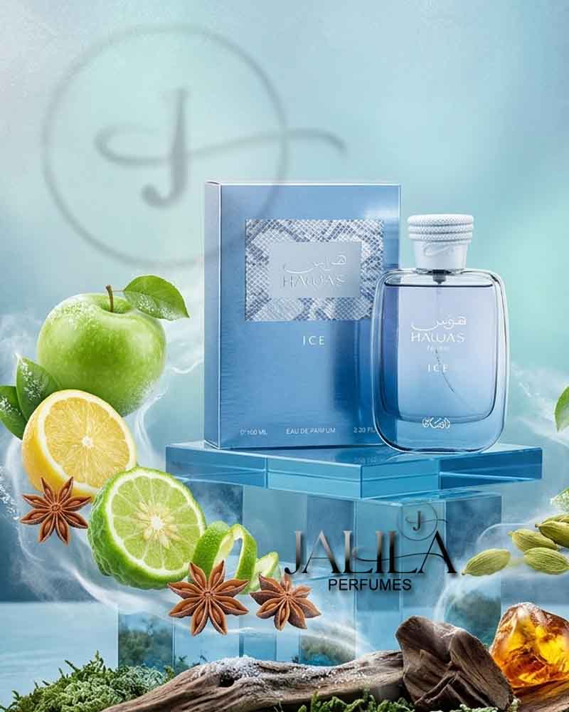 RASASI HAWAS ICE FOR MEN EDP 100 ML | Jalila Perfumes